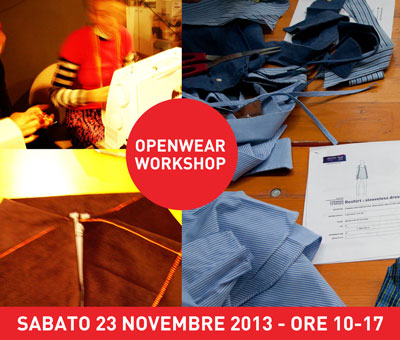 Openwear Workshop in Scighera – 23 novembre 2013