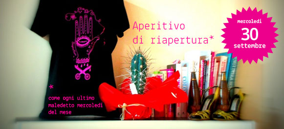 Mercoledì 30 settembre – aperitivo di ripartenza stagione 2015-2016!