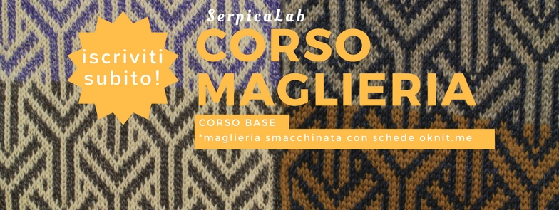 corso base di maglieria smacchinata