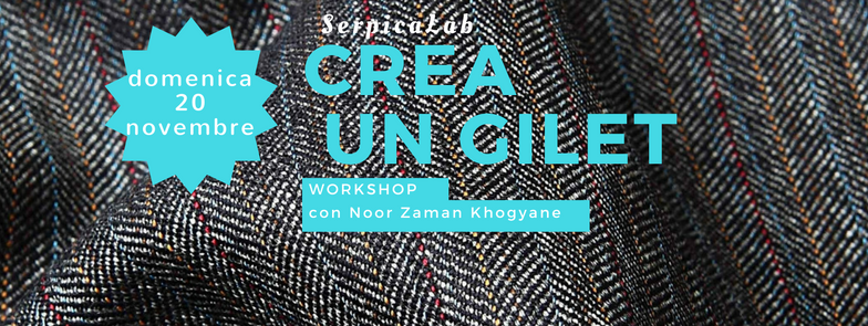 domenica 20 novembre – Creiamo un gilet con Noor