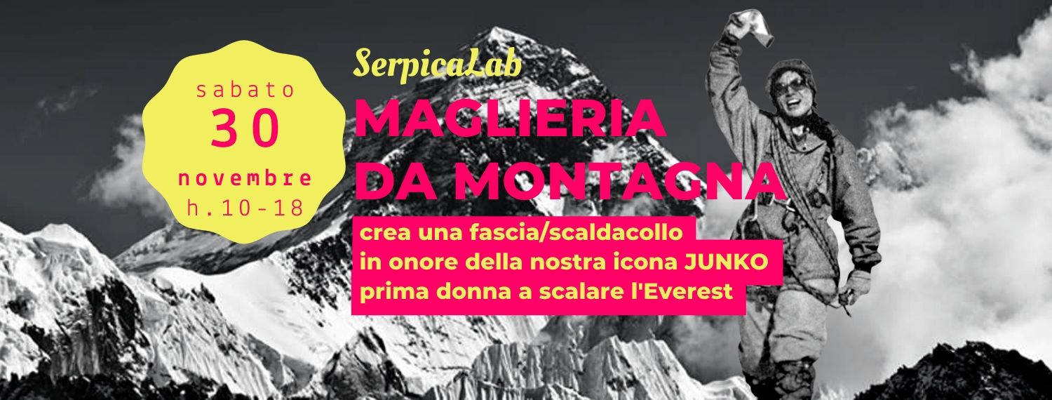 workshop di maglieria da montagna