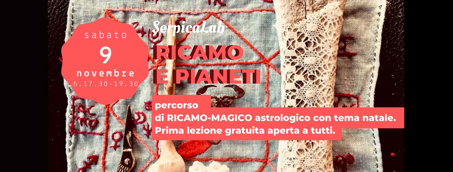 Ricamo e pianeti